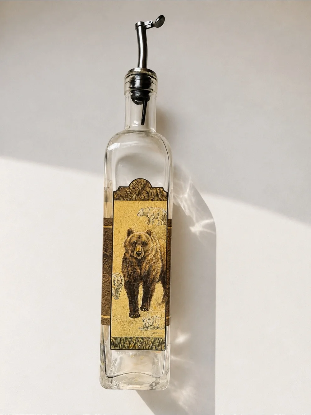 Glass Olive Oil Dispenser Bottle